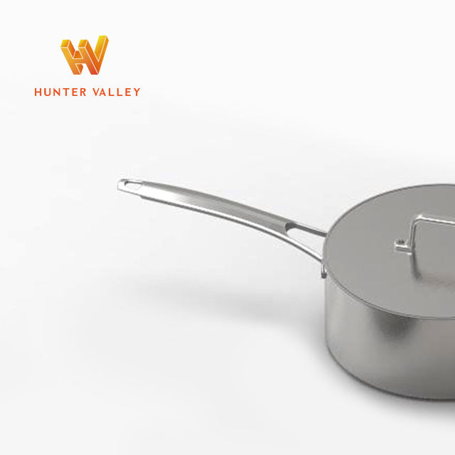 High quality Minimalist style with smooth lines pot handle/casting cookware/stainless steel 304 stainless steel lids