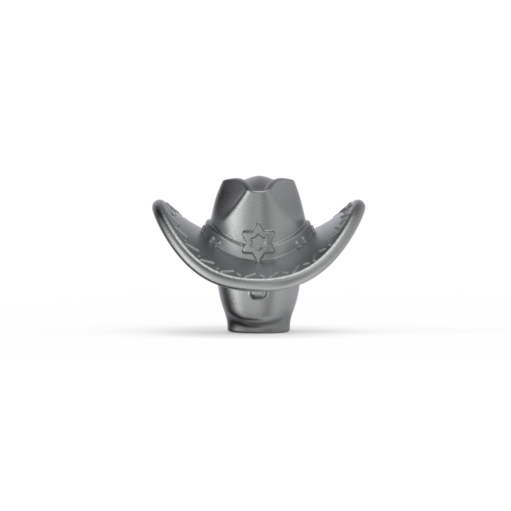 non stick cookware set stainless steel Unique hooded cowboy casting cookware lid knob The cowboy hat knob