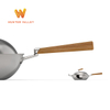 Factory direct sale stainless steel pot handle and wood long handle